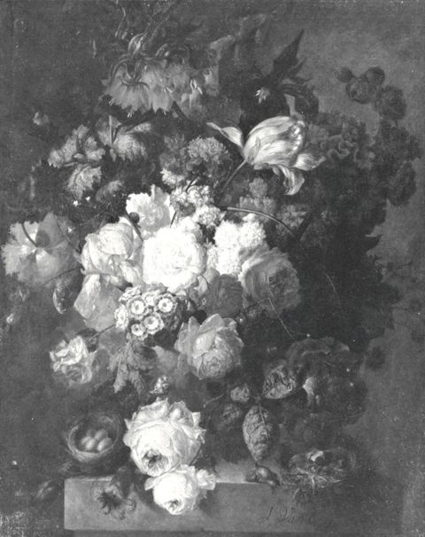 Sotheby's — Jan van Os. A Still Life of Flowers — insieme